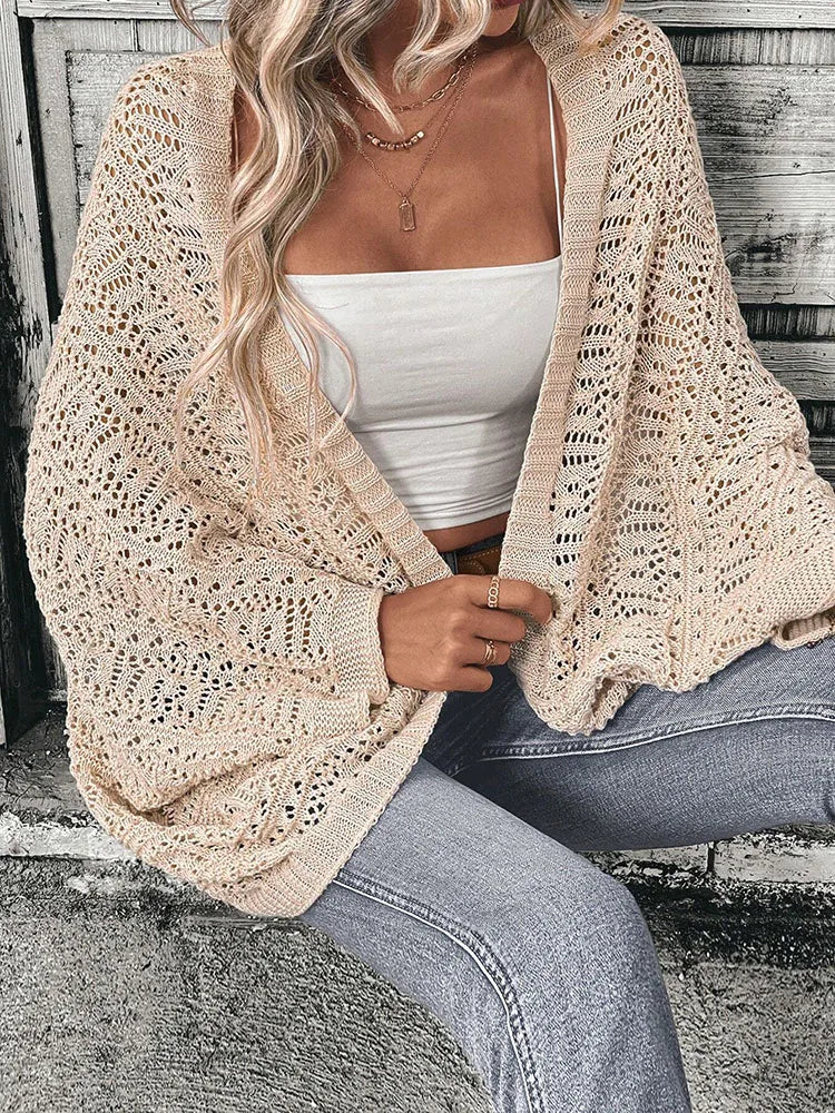 gilet en crochet femme